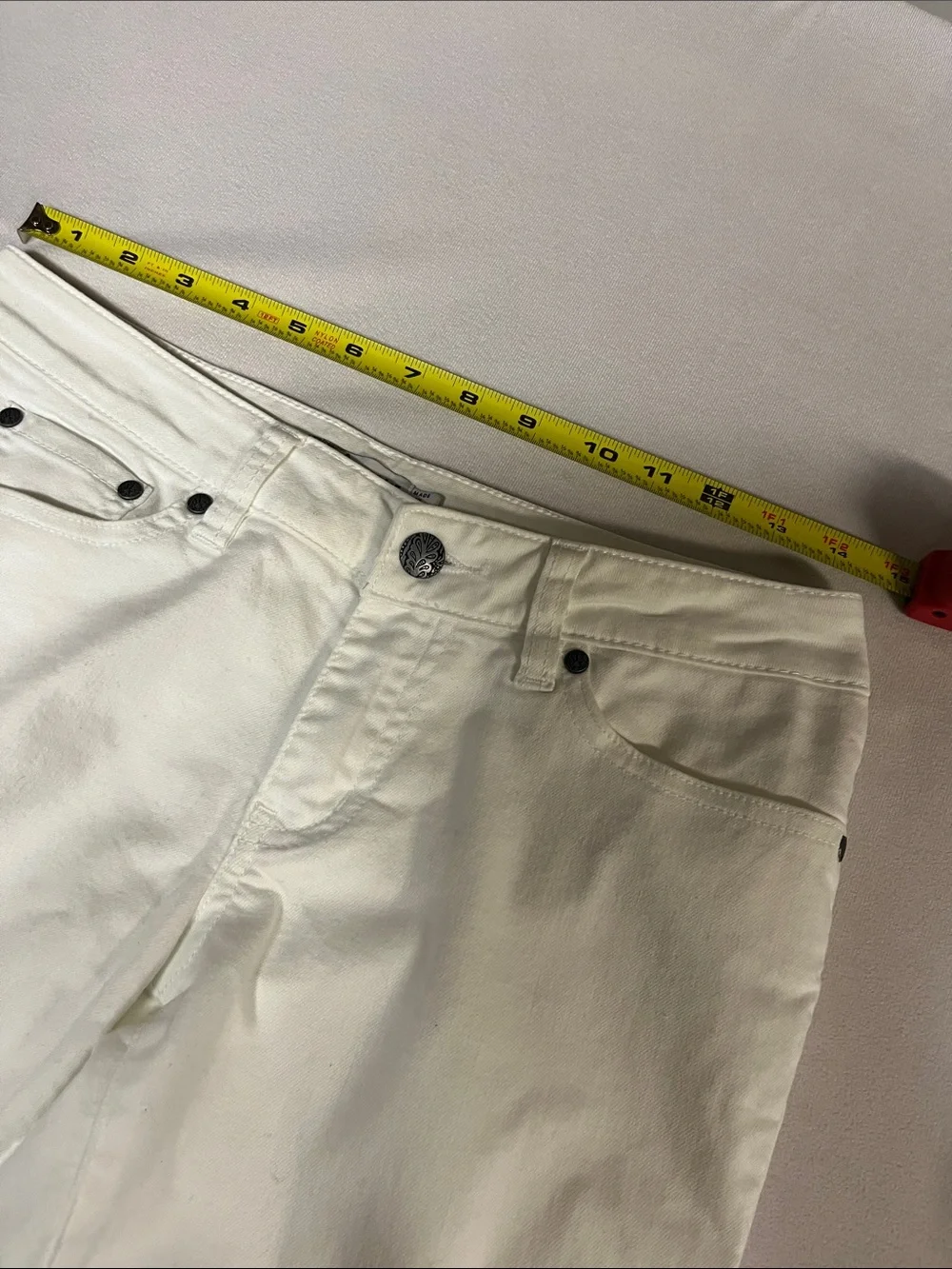 prAna White Ankle Skinny Jeans Women’s Size 4 27 Organic Cotton Stretch Denim